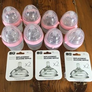 LAST CALL Como Tomo Bottle Set with extra Nipples